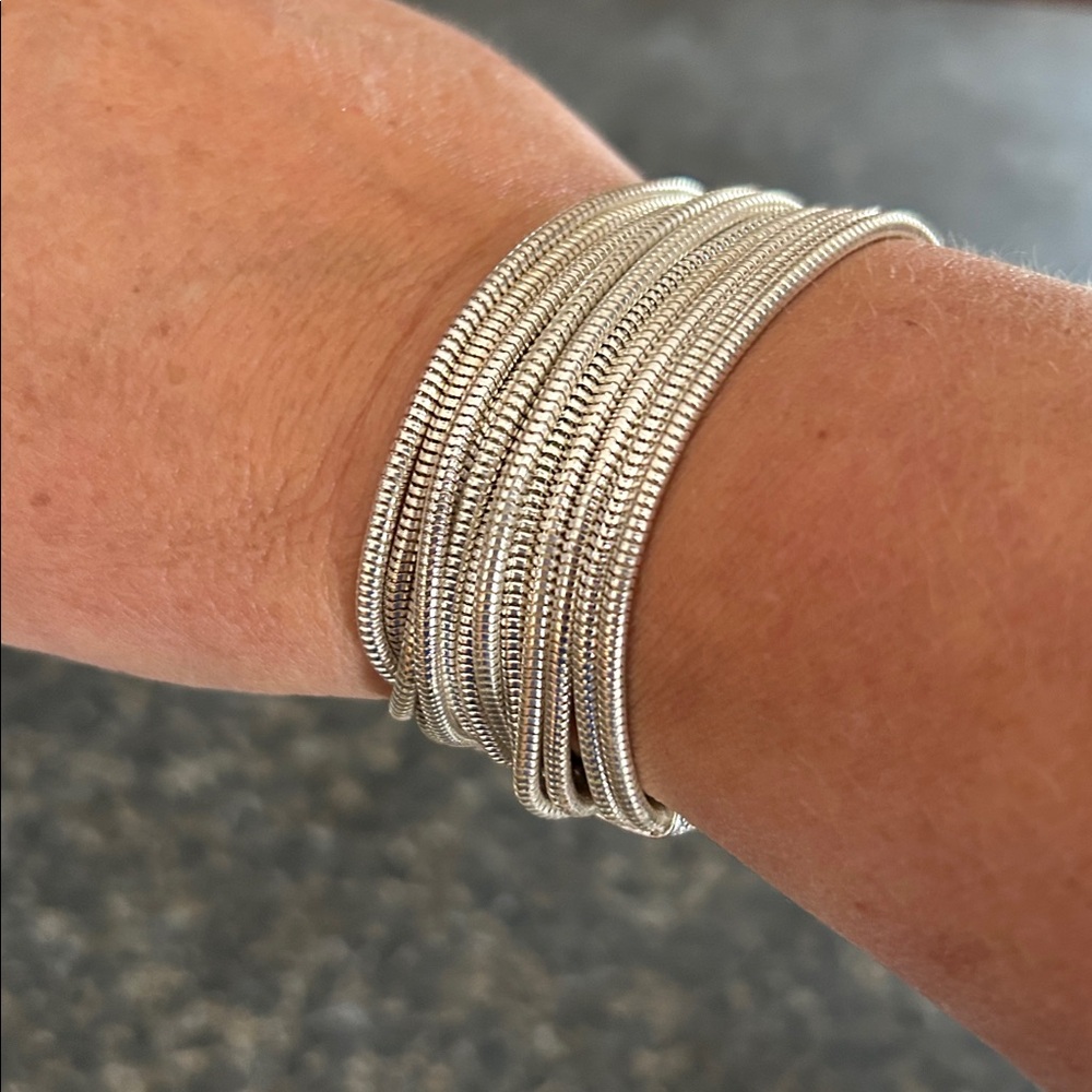 Silver Multi-Strand Bracelet - Picture 5 of 5
